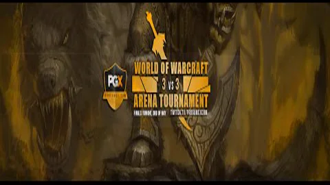 World of Warcraft arena tournament artwork for the ProGameX archive
