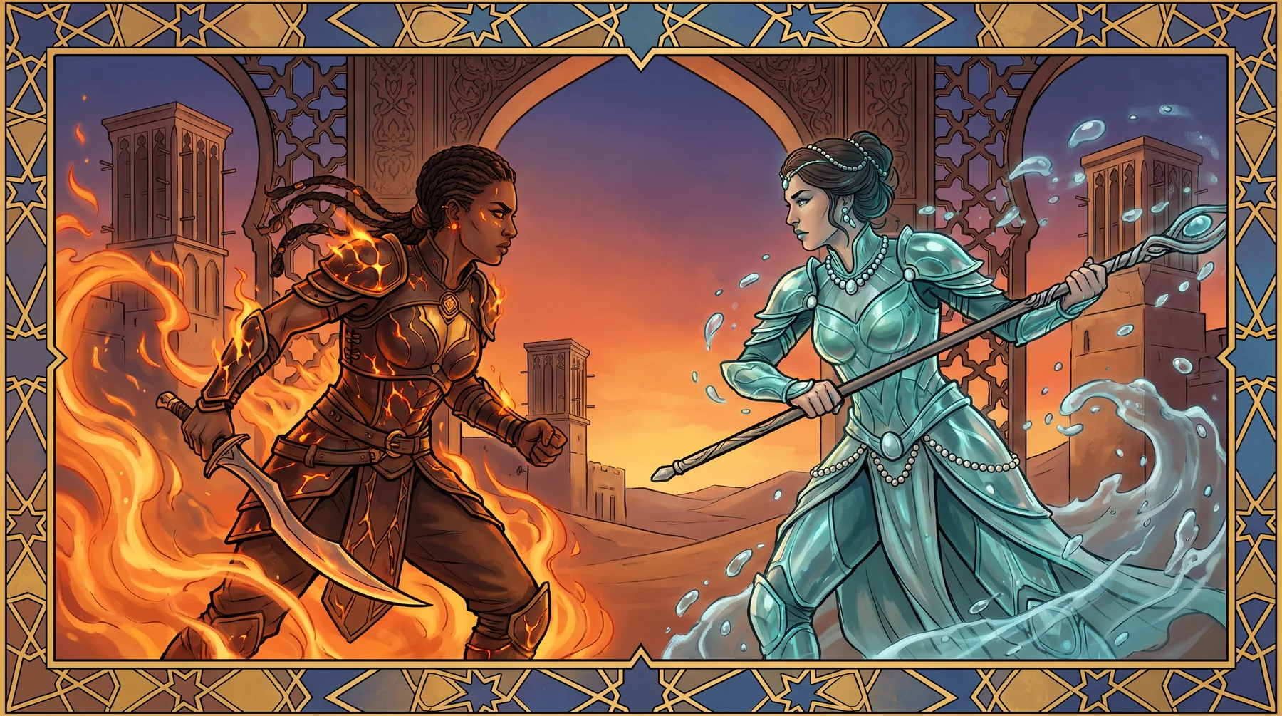 NIDDAK browser duel hero art
